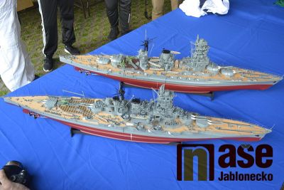 Pozvánka na soutěže modelů lodí na Novoveském koupališti v Jablonci