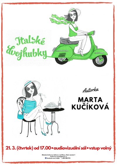O životě v italském maloměstě více poví spisovatelka Marta Kučíková