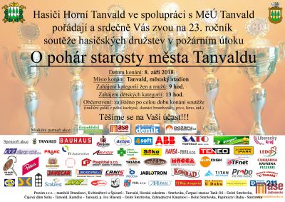 Dobrovolní hasiči se utkají na městském stadionu v Tanvaldě