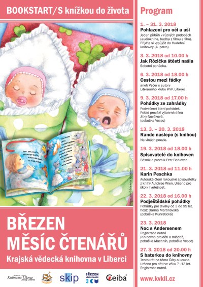 Krajská vědecká knihovna v Liberci pořádá tradiční Měsíc čtenářů