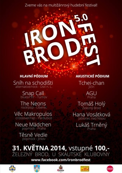 Hudební festival v Železném Brodě oslaví půlkulatiny