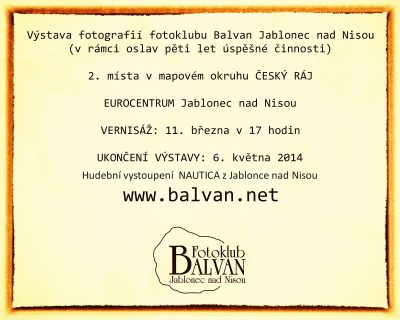 Fotoklub Balvan slaví pět let činnosti výstavou v Eurocentru