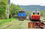 Zvláštní vlak jel z Horek u Staré Paky přes Turnov, Rychnov u Jablonce nad Nisou až do Liberce