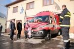 Slavnostní předání nového vozidla jednotce SDH Jirkov