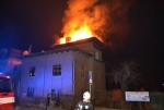Požár bytového domu v Liberci na křižovatce ulic Klostermanova a Lázeňská