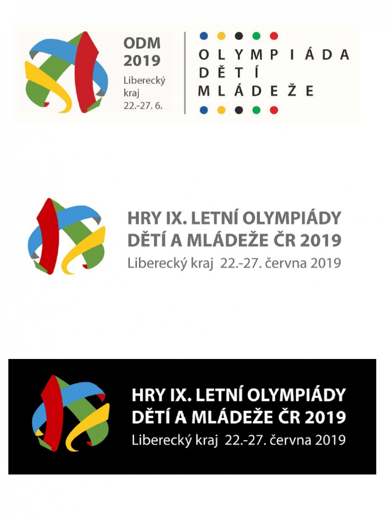 Vítězné logo Her olympiády dětí a mládeže v Libereckém kraji 2019<br />Autor: Archiv KÚ Libereckého kraje. Vizualizace kultivace okolí sídla krajského úřadu