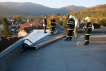 Zásahy hasičů po silném větru v Libereckém kraji