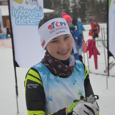 První pohárový závod krajského svazu lyžařů v jabloneckých Břízkách<br />Autor: Čestmír Skrbek