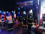 Zásah hasičů u panelového domu v Liberci V - Kristiánov
