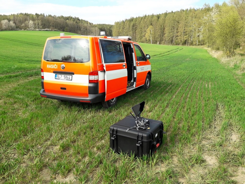 Bezpilotní letoun - dron pro hasiče v Libereckém kraji<br />Autor: HZS Libereckého kraje