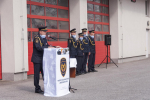 Předání služebních medailí Hasičského záchranného sboru ČR na stanici v Liberci