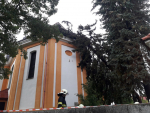 Zásahy hasičů po bouřce v Libereckém kraji