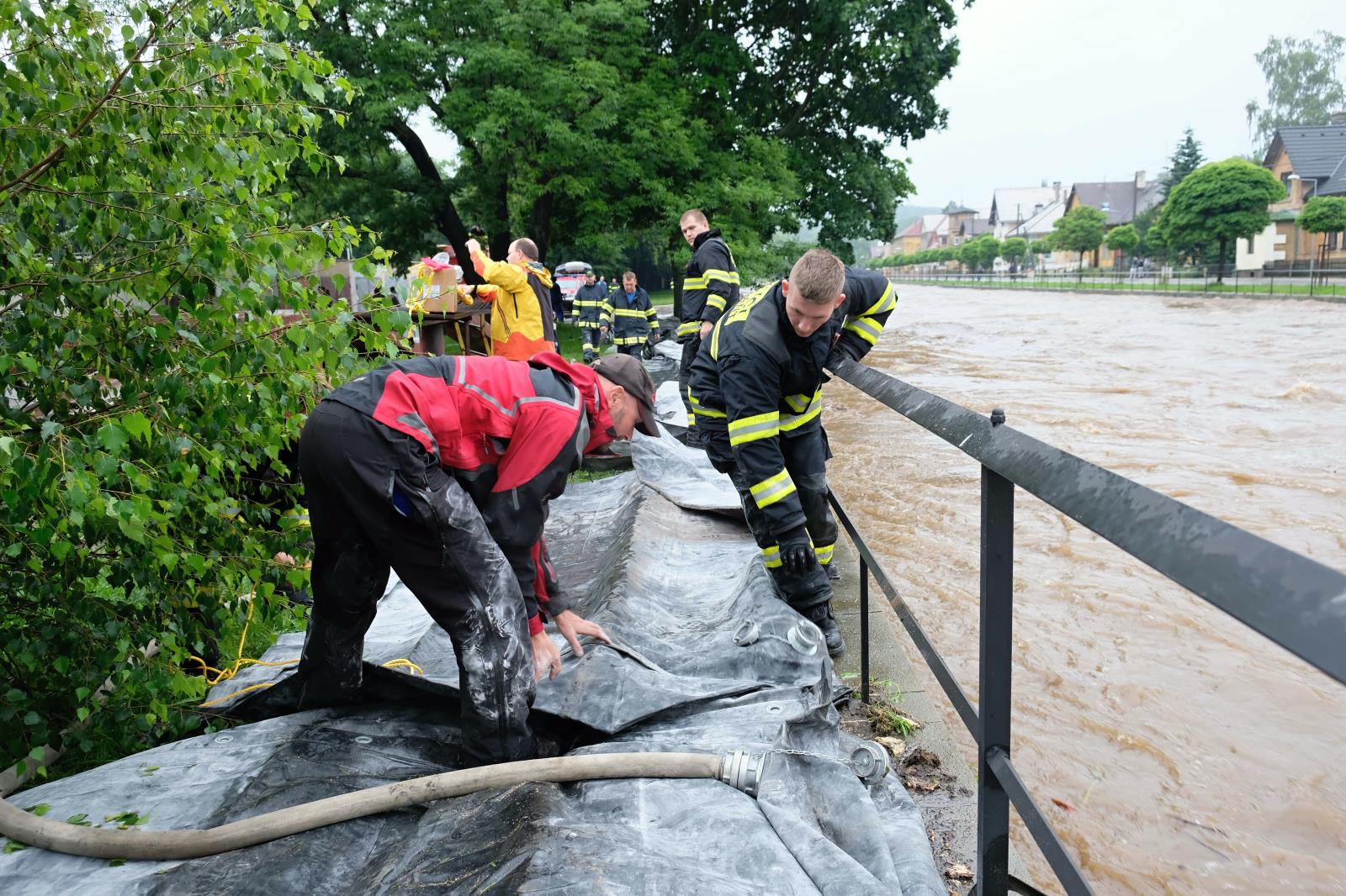 Záplavy na Frýdlantsku 20. a 21. června 2020<br />Autor: HZS Libereckého kraje