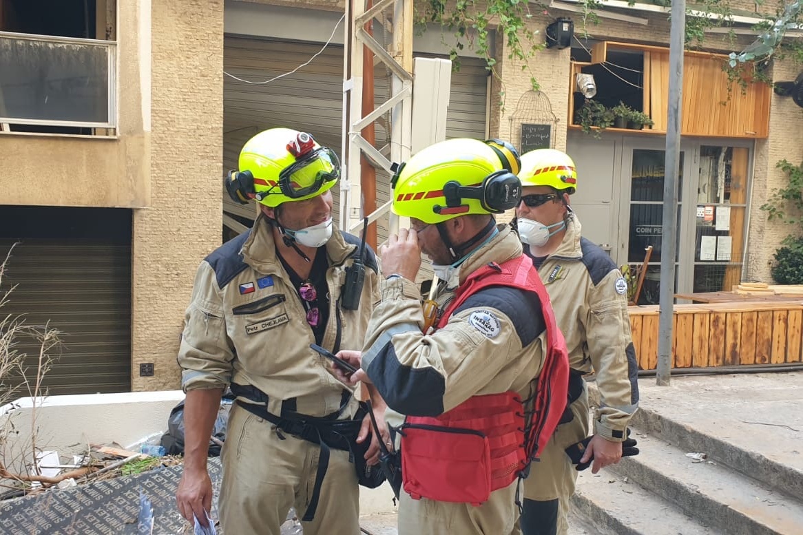 Zahraniční mise USAR týmu v libanonském Bejrútu<br />Autor: HZS Libereckého kraje