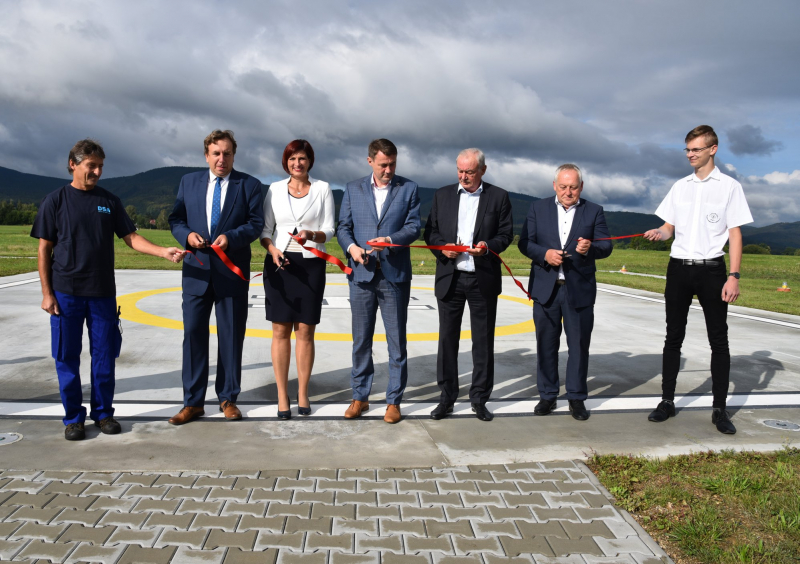 Otevření nového heliportu v Liberci<br />Autor: Archiv KÚ Libereckého kraje