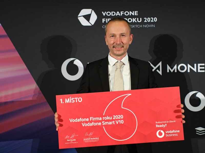 Slavnostní vyhlášení soutěže Vodafone Firma roku 2020<br />Autor: David Pavlát