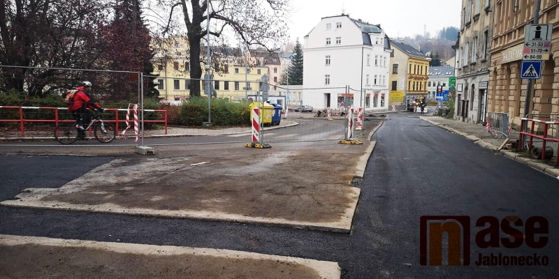 Aktuální stav rekonstrukce Anenského náměstí<br />Autor: Rudolf Kožený