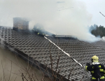 Požár domu v Železném Brodě - Hrubé Horce