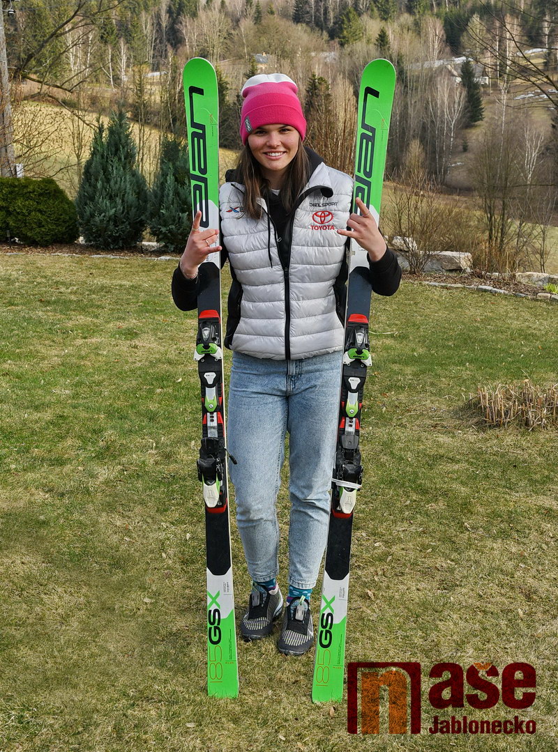 Skicrossařka Diana Cholenská<br />Autor: Václav Novotný