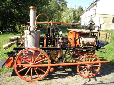 Parnička, která je evropský unikát, protože má možnost i ručního čerpání