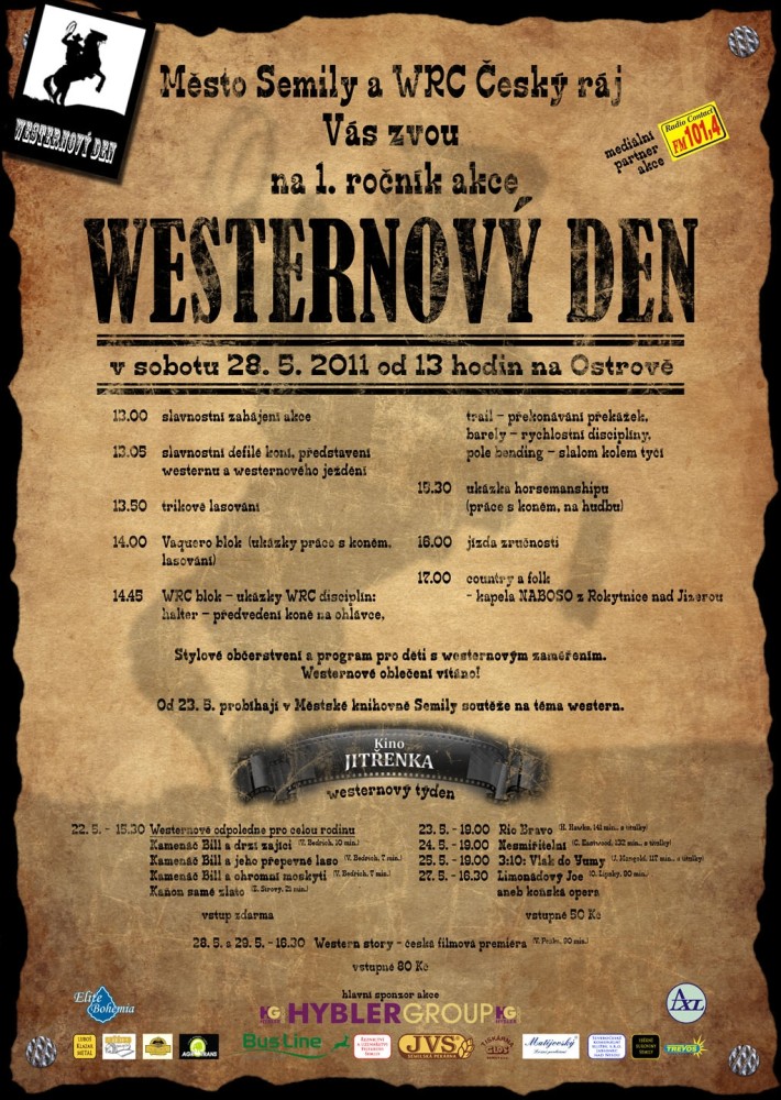 Plakát Westernový den