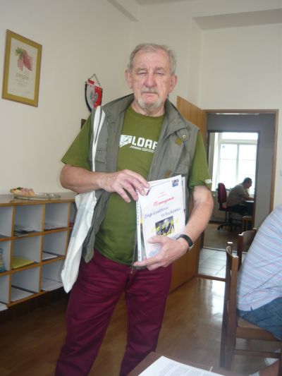 Přeseda okresní tělovýchovy přijal jubilanta