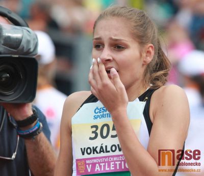 Tereza Vokálová se stala senzační mistryní na 400 metrů překážek