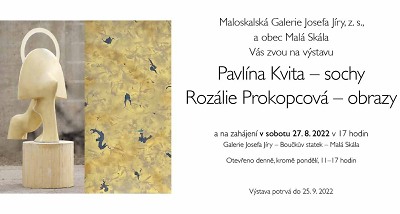 V Galerii Josefa Jíry vystaví sochy Kvity a obrazy Prokopcové
