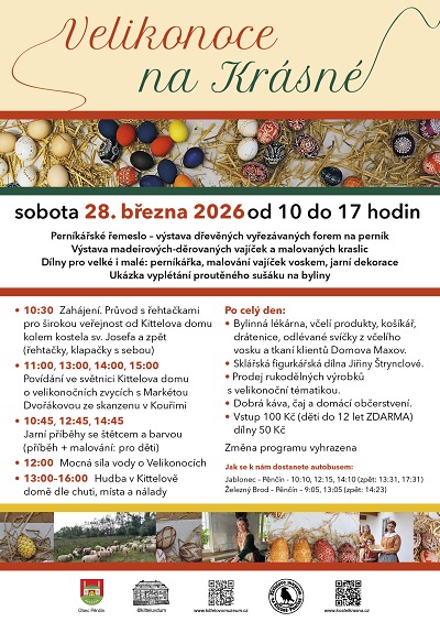 Velikonoce na Krásné zahájí průvod s řehtačkami