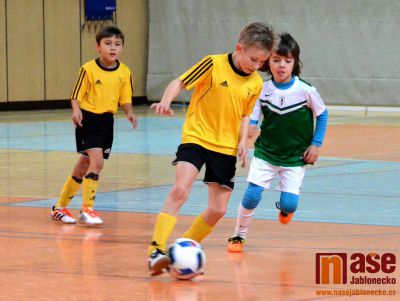 Obrazem: Fotbalový turnaj mládeže v jablonecké sportovní hale