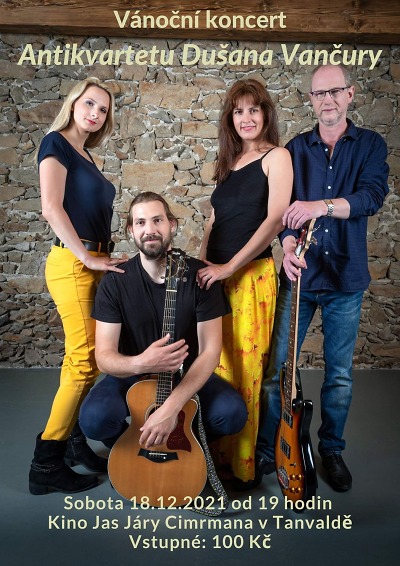 V Tanvaldě zahraje Antikvartet Dušana Vančury
