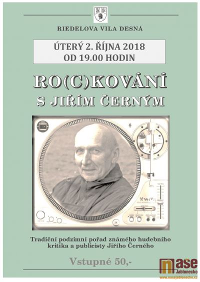 Tradiční Ro(c)kování s Jiřím Černým v Desné