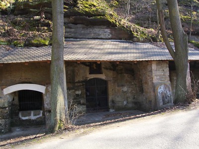 Autor foto:Archiv KÚ Libereckého kraje Boží hrob Velenice: Baroko vytesané do skály