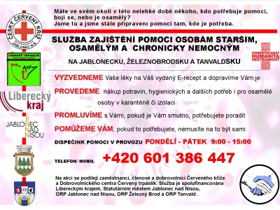 Autor foto:Archiv ČČK Jablonec Krizová centra ČČK jsou opět v provozu!
