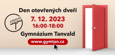 Gymnázium Tanvald zve na Den otevřených dveří