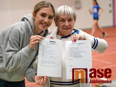 Na halové středě byl překonán národní rekord juniorek ve skoku o tyči