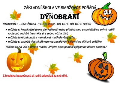 Dýňobraní chystají u Parkhotelu na Smržovce