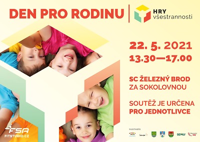 Den pro rodinu oslaví v Železném Brodě Hrami všestrannosti