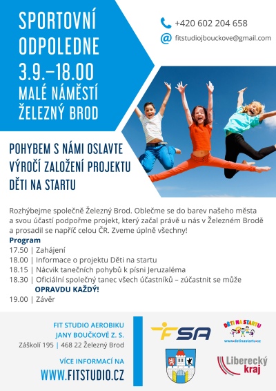 Oslavte pohybem výročí založení projektu Děti na startu