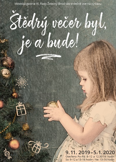 Výstava v galerii Vlastimila Rady ukazuje Štědrý večer napříč staletími