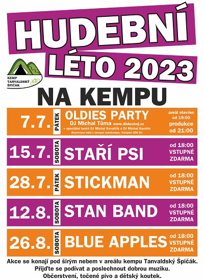 Hudební léto na Tanvaldské kotlině 2023