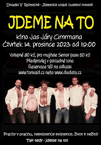 Jilemničtí ochotníci Jdou na to v tanvaldském kině