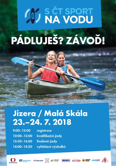 Závod S ČT sport na vodu! bude probíhat na Malé Skále