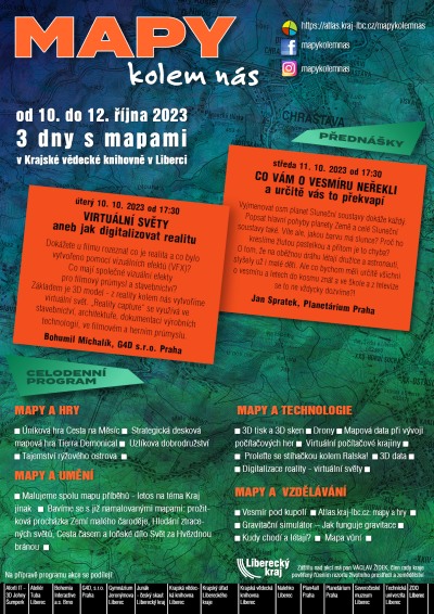 Liberecký kraj pořádá další ročník osvětové akce Mapy kolem nás