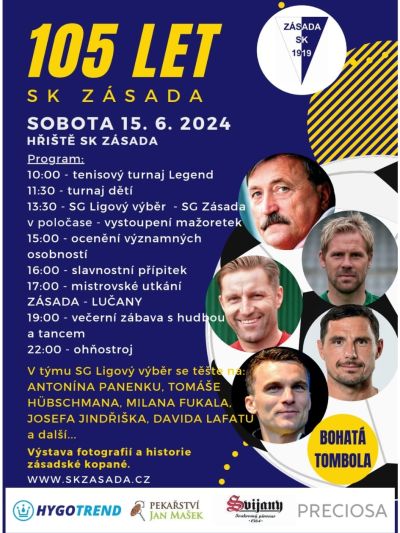 Oslavy 105. výročí založení SK Zásada