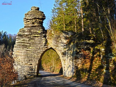 Autor foto:Archiv KÚ Libereckého kraje Nejkratší tunel v republice? Pekařova brána v Českém ráji