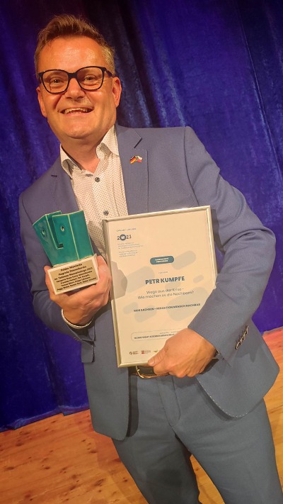 Novinář Petr Kumpfe je laureátem ceny Tadeusze Mazowieckého