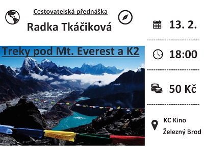 Autor foto:Archiv IKS Železný Brod Treky pod Mount Everestem a K2 přiblíží Radka Tkáčiková