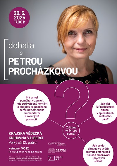 Beseda s Petrou Procházkovou v krajské knihovně