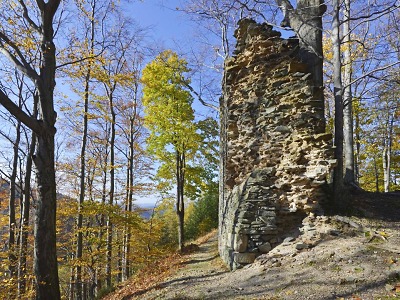 Hrad Roimund u Jítravy získal jméno po králi Karlu IV.